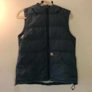 Carhartt Women’s Blue Puffer Vest Medium